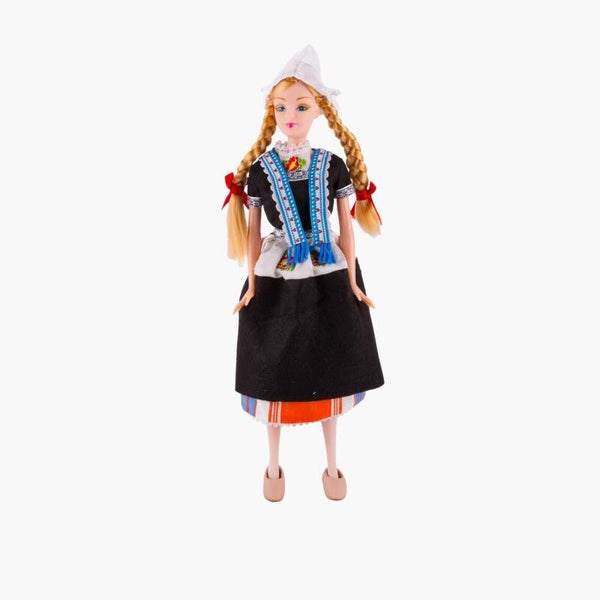 5441 - Pop sandy met klederdracht - zwart