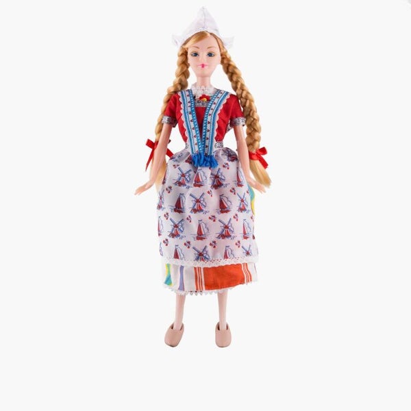 5442 - Pop sandy met klederdracht - rood