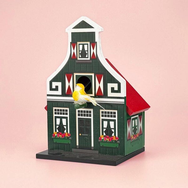 5465 - Vogelhuisje hout huisje