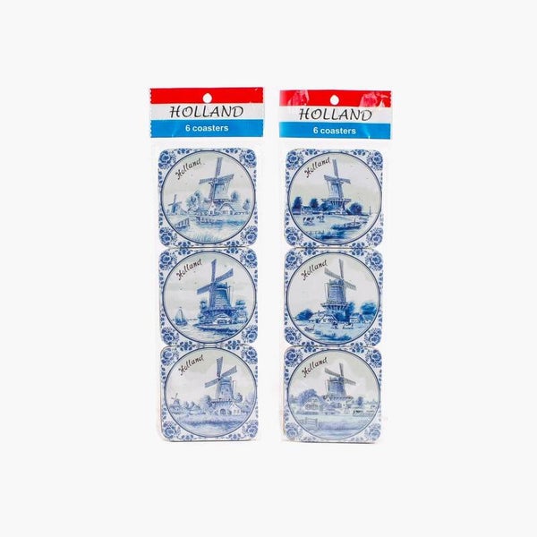 5478 - Coasters landschap Holland - delftsblauw