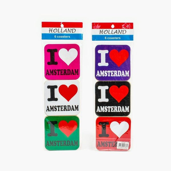 5487 - Coasters i love Amsterdam