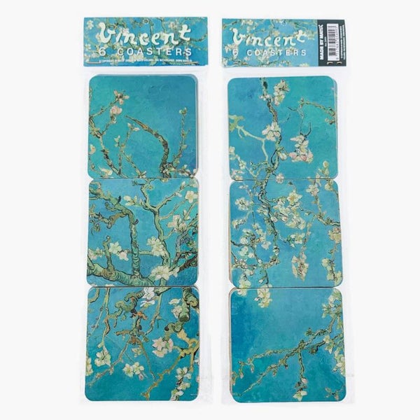 5499 - Coasters 'van Gogh' - amandelbloesem