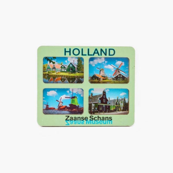 5841 - Magneet mdf 4 foto's zaanse schans