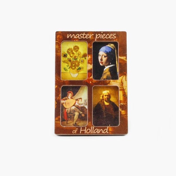 5843 - Magneet mdf 4 foto's masterpieces