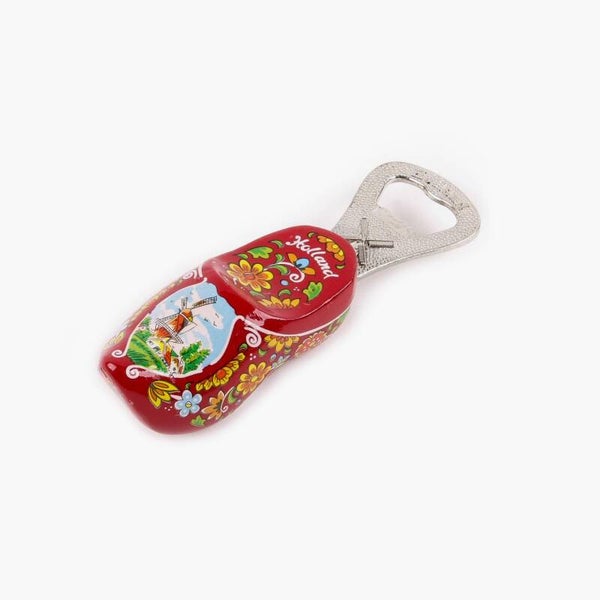 5941 - Flesopener klomp Holland - rood