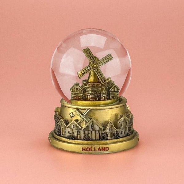 7837 - Waterbol 10 cm Holland - goud