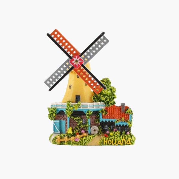 7924 - Magneet polystone stellingmolen - geel
