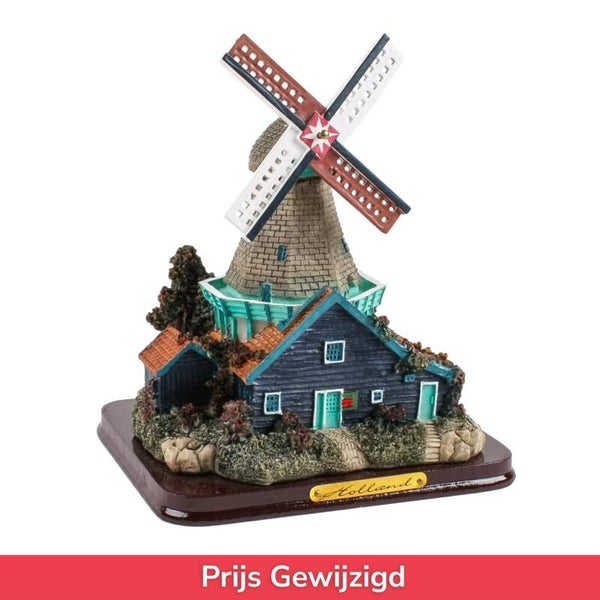 8225 -  Stellingmolen polystone 16 cm - grijs
