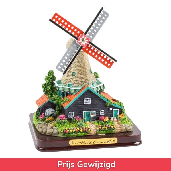 8229 - Stellingmolen polystone 12 cm - grijs