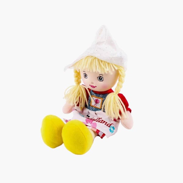 8594 - Pluche knuffelpop - rood