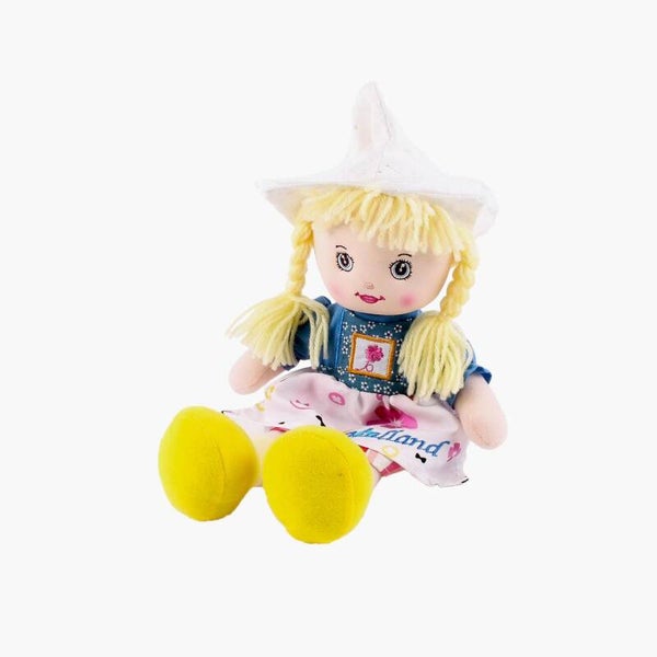 8595 - Pluche knuffelpop - blauw