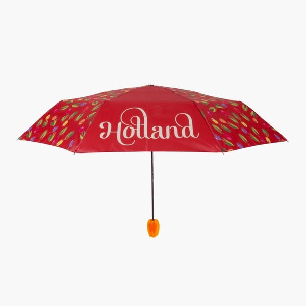 8652 -  Paraplu tulpen design Holland - rood
