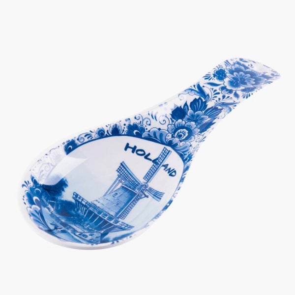 8660 - Lepelhouder melamine Holland - delftsblauw