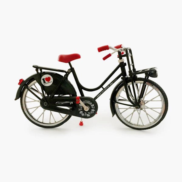 9301 - Fietsje i love Amsterdam 15 cm - zwart