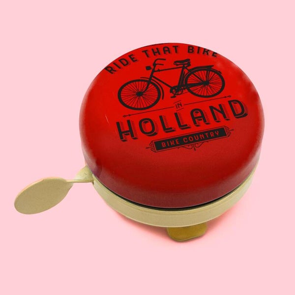 9411 - Fietsbel ride that bike Holland - rood