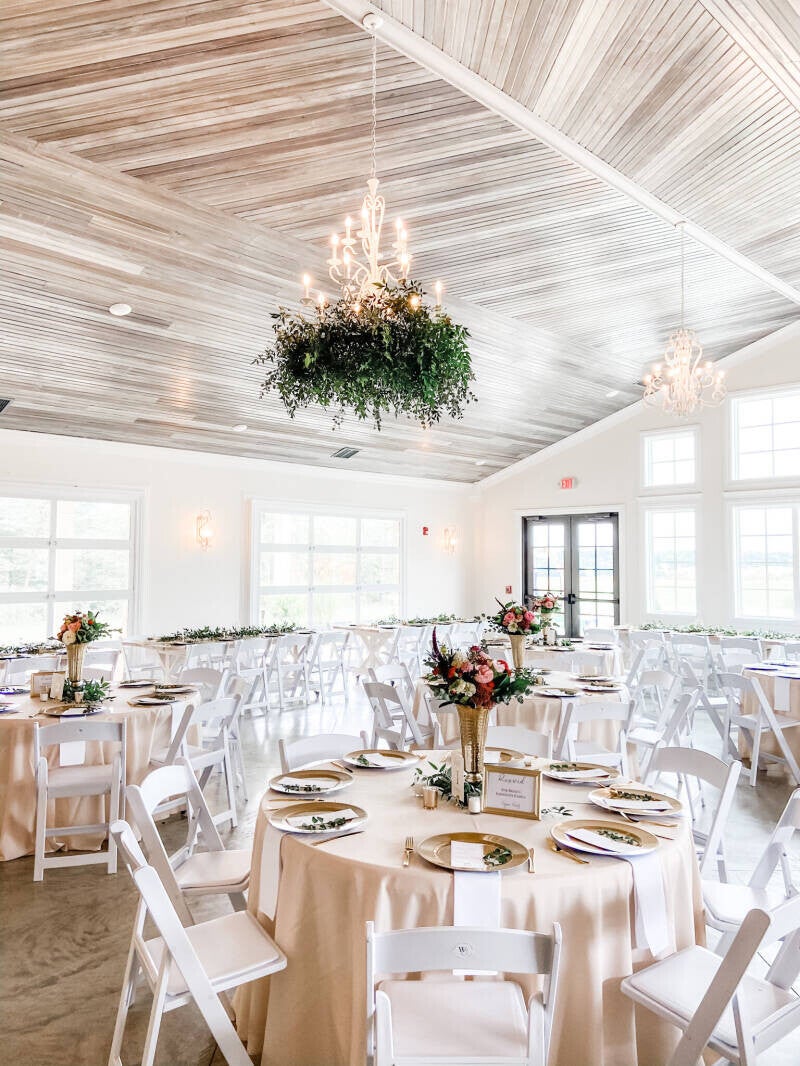 Old Post Office wedding reception room in Evansville
