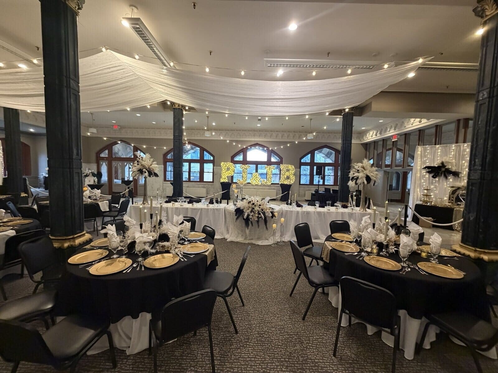 Old Post Office wedding reception room in Evansville