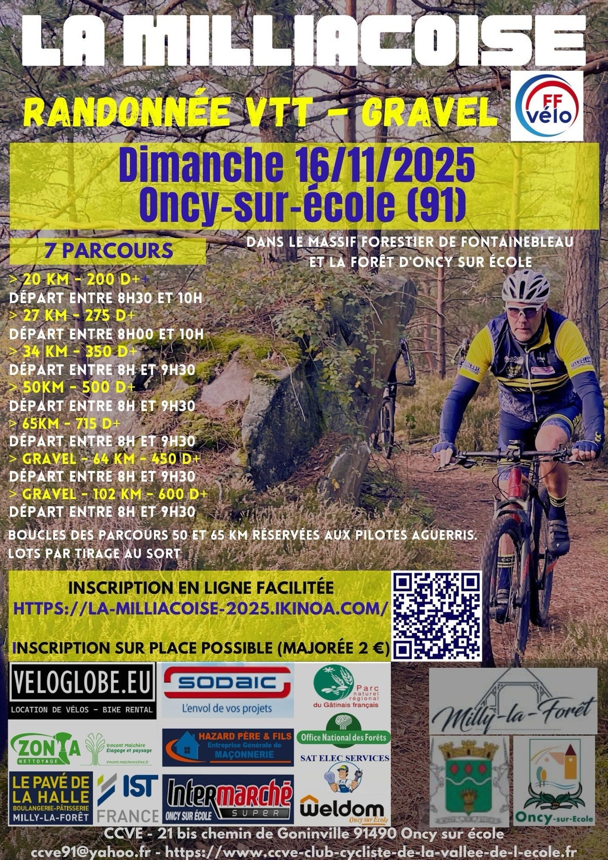 Randonnée VTT La Milliacoise