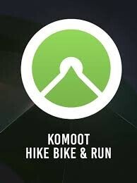 Logo van Komoot die doorlinkt naar mijn persoonlijke profiel