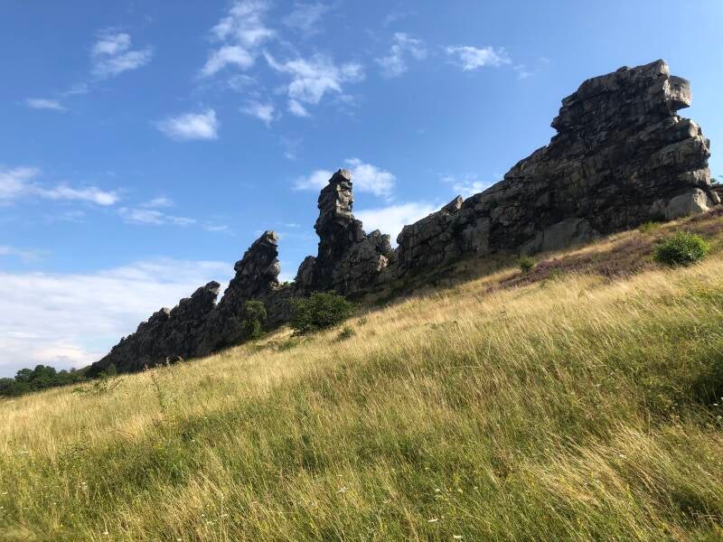 De duiverslmuur bij Weddersleben