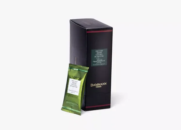 Thé vert menthe BIO 24 sachets cristal suremballés