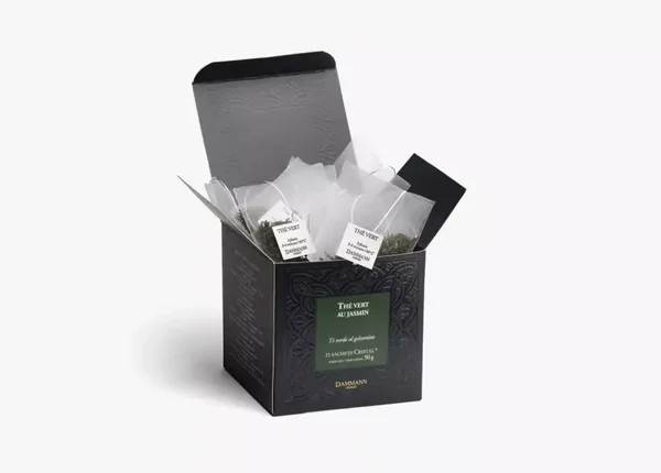 Jasmin 25 sachets cristal thé vert parfumé