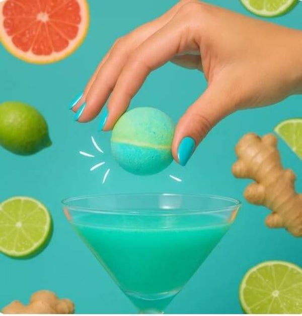 Bombe à cocktail gingembre, agrumes sans alcool (39g)