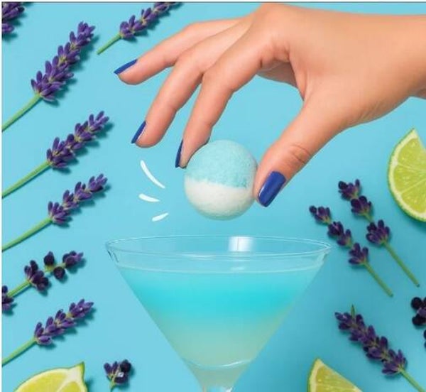Bombe à cocktail limonade lavande sans alcool (39g)