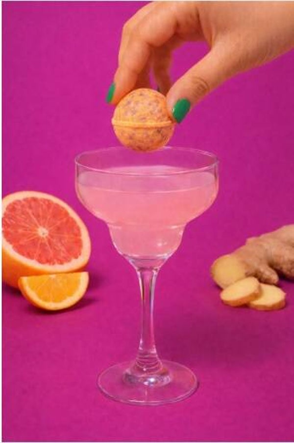 Bombe à cocktail pamplemousse , Gimgembre sans alcool (39 gr)