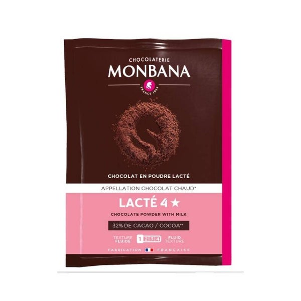 Cacao en poudre en "Dosette lactée" MONBANA