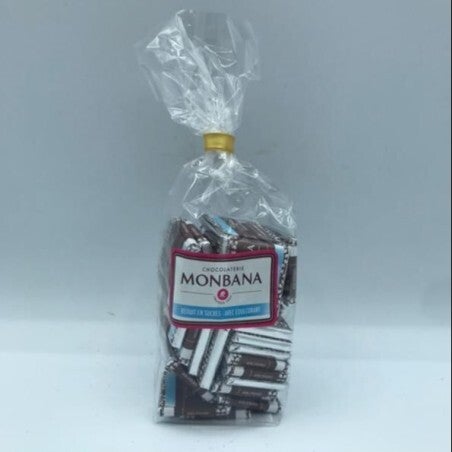 Carré chocolat noir réduit en sucre MONBANA