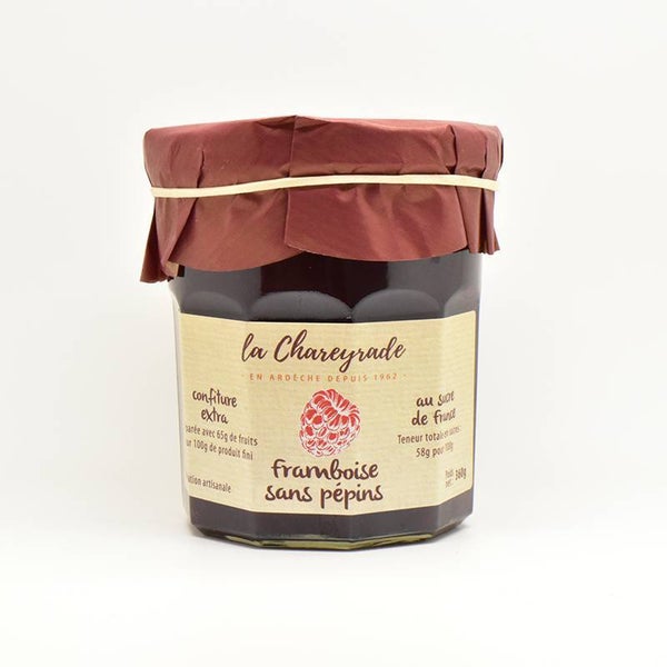 Confiture framboises sans pépins 360gr