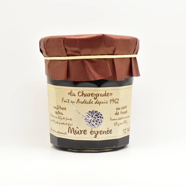 Confiture mûres égrénées 360gr
