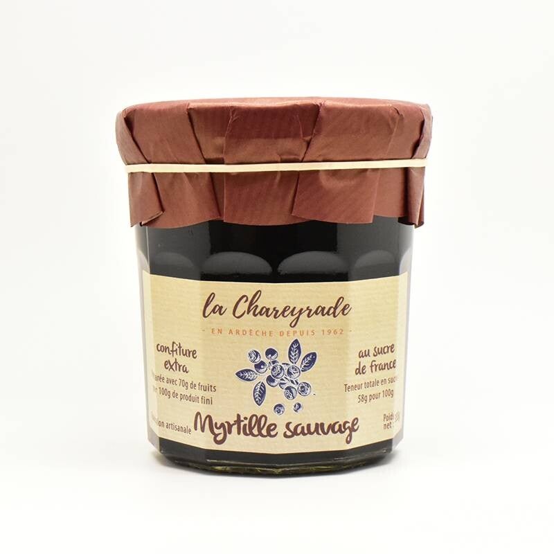 Confiture myrtille sauvage 360gr