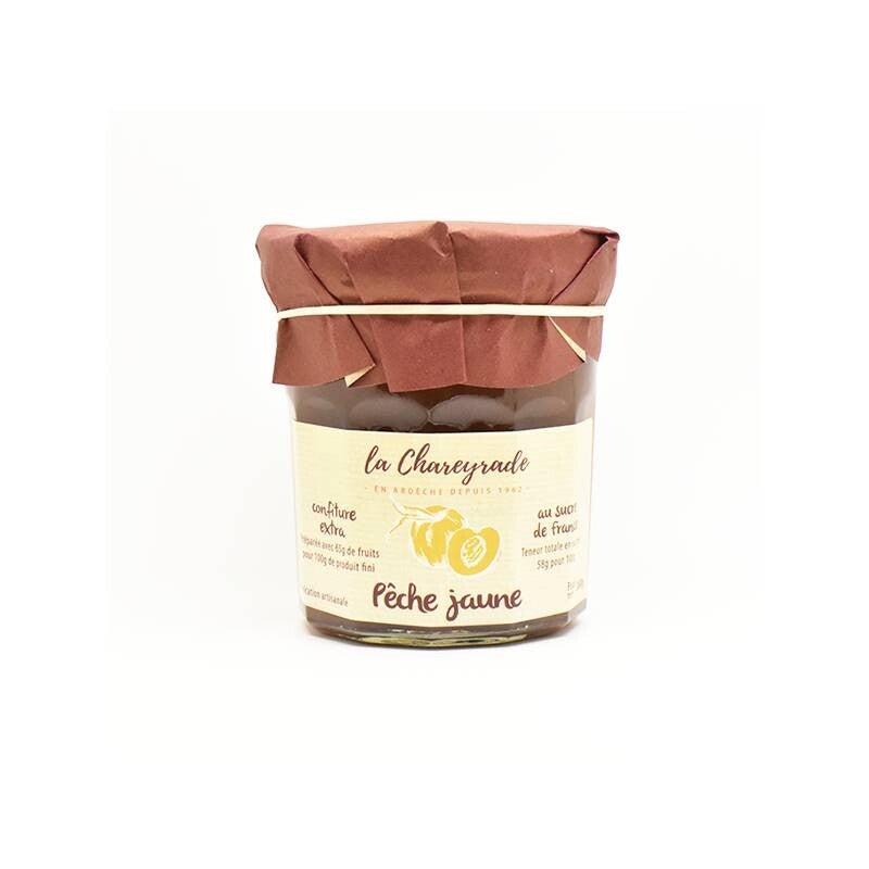 Confiture pêche jaune 360gr