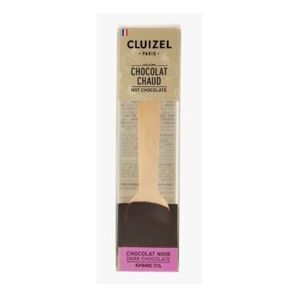 Cuillère chocolat chaud noir Cluizel