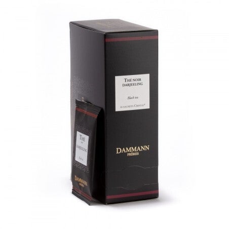 Darjeeling 24 sachets cristal suremballés thé noir des INDES