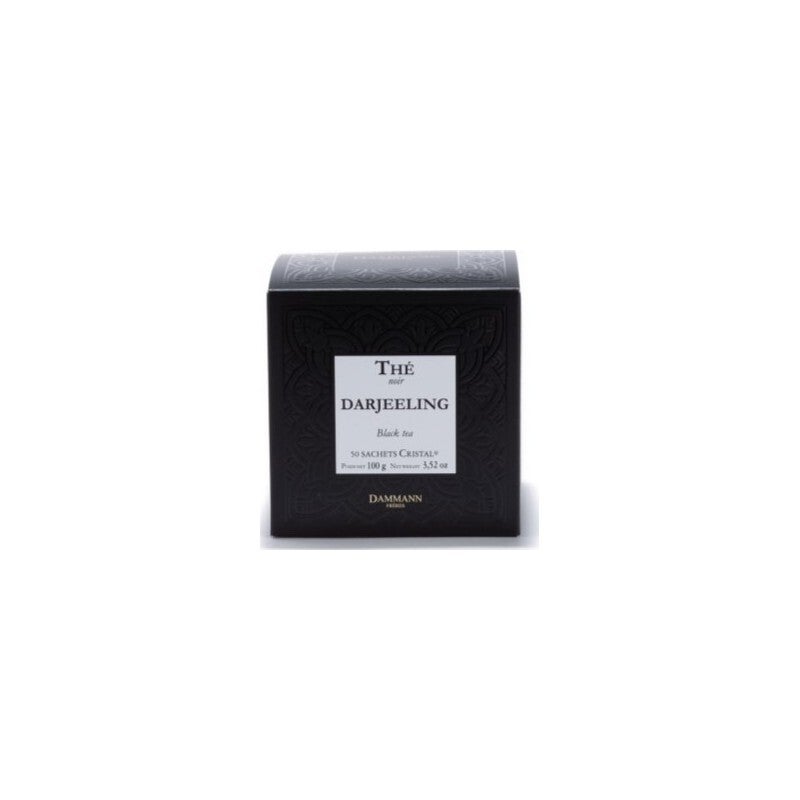 Darjeeling 50 sachets cristal thé noir des INDES
