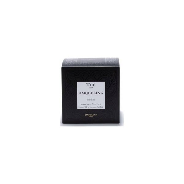 Darjeeling 50 sachets cristal thé noir des INDES