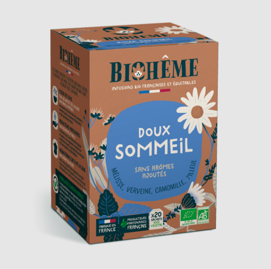 Doux sommeil, infusion bio (Biohême)