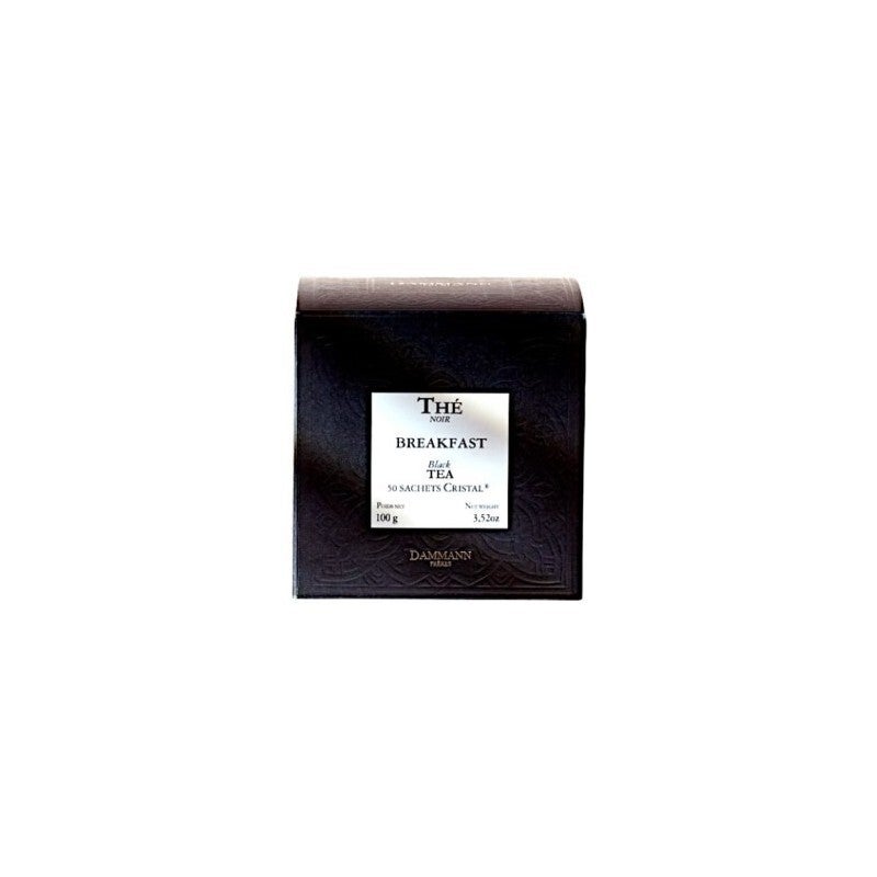 English breakfast 50 sachets cristal  thé noir Indes & Ceylan
