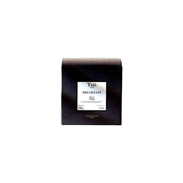 English breakfast 50 sachets cristal  thé noir Indes & Ceylan