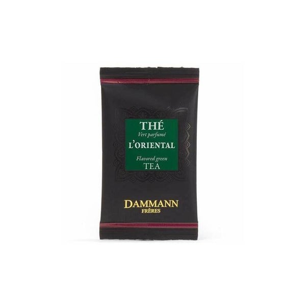 L'Oriental, 24 sachets cristal suremballés, thé vert parfumé