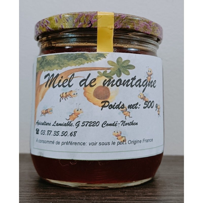 Miel de montagne 500gr