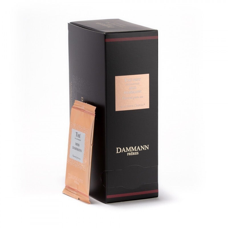 MISS DAMMANN, 24 sachets Cristal suremballés thé vert parfumé