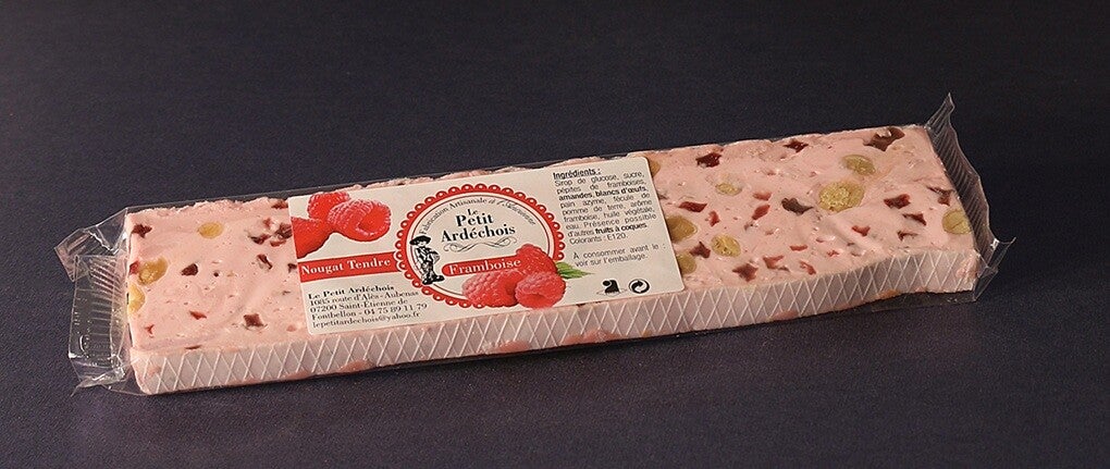 Nougat tendre framboise 100gr
