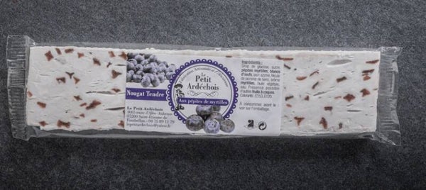 Nougat tendre myrtilles 100gr