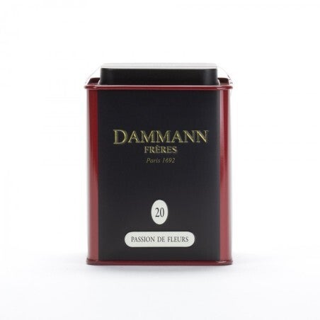 Passion fleur, thé blanc parfumé, boite métal N°20