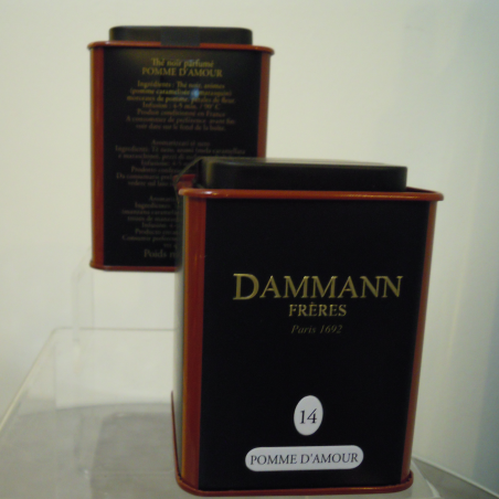 Pomme d'amour, thé noir parfumé, boite métal N°14