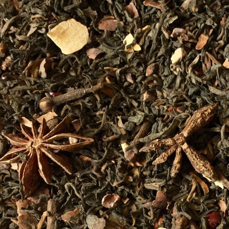 Pu erh pain d'épices  thé noir semi fermenté